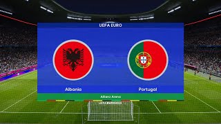 PORTUGALIA  ALBANIA 18 FINAŁU EURO 2024  SYMULACJA [upl. by Francois]