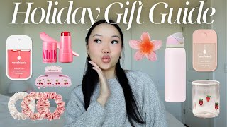 GIRLY HOLIDAY GIFT GUIDE 2024  aesthetic gifts for Christmas 🎀🎄 [upl. by Atteuqnas]