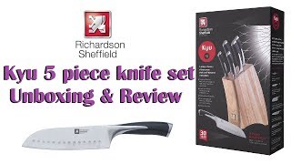 Richardson Sheffield Kyu Knife set review [upl. by Randee]