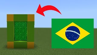 CARA MEMBUAT PORTAL BRAZIL  MINECRAFT [upl. by Ahsertal]