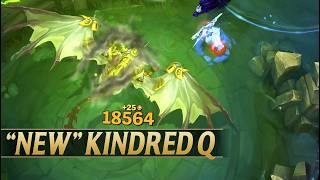 KINDRED Q NOW SCALES WITH 6500 AD  League of Legends [upl. by Whitcomb]