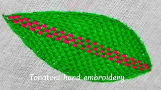 bordados a mano paso a paso 13romanian stitch embroidery bordados de servilletas [upl. by Debarath]