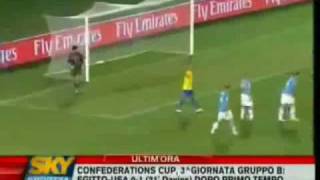 Confederations Cup Italia Brasile 0 3 Sintesi Sky sport [upl. by Eddana]