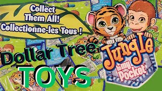 Opening Jungle in my Pocket Dollar Tree Mystery Toys Adult Collector Review [upl. by Kristie]