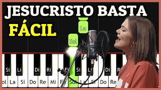 JESUCRISTO BASTA  Un Corazón PIANO TUTORIAL Fácil Synthesia  Tutoriales de Alabanzas en Piano [upl. by Stutsman220]