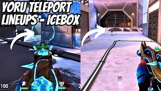 BEST Yoru Teleport Lineups for ICEBOX You Need to Know AttackDefenseRetake  2024 [upl. by Crist520]