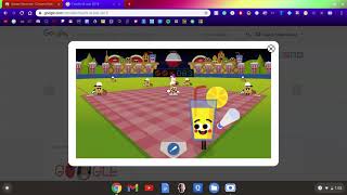 Google Doodle Baseball Fourth of July 2019 10 runs sub minute PB [upl. by Scott]