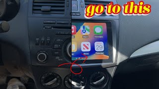 How to install Eonon M3BLA13 radio into 20102013 Mazda3 [upl. by Olim]