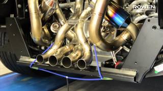 Lamborghini Aventador Exhaust Sound by ROWEN JAPAN [upl. by Noval601]