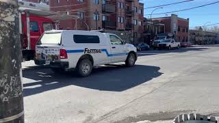 Camion blindé du SPVM coin Hochelaga et Cadillac mtl 27 mars 2024 [upl. by Garrity]