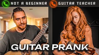 Professional GUITARIST DOESNT Pretends to be a BEGINNER to Guitar Lessons PRANK 6 [upl. by Daune]