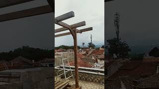 gazebo kayu bekaskayu keras d lanjut lagi gazebokayujati gazebokayu [upl. by Kim944]