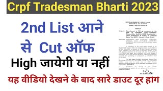 CRPF Tradesman Final Result 2024 CRPFSecond List 2023 [upl. by Lettig]