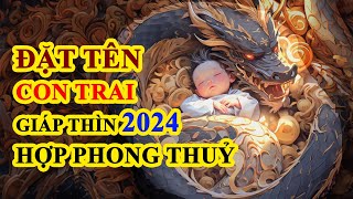 Đặt tên cho bé trai ý nghĩa tuổi Giáp Thìn 2024 chuẩn phong thuỷ phần 2 [upl. by Thebazile785]