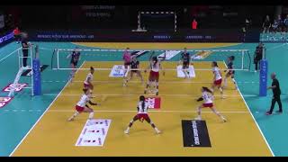 Serena Gray  Beziers Volleyball Highlights [upl. by Boeke]