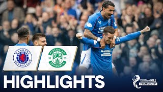 Rangers 10 Hibernian  Lawrence Scores Stunner to Secure Points  William Hill Premiership [upl. by Sisak]