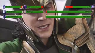 The Avengers Final Battle with healthbars 26 [upl. by Krissy890]