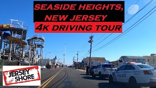 Seaside Heights New Jersey  4k Driving Tour  Jersey Shore House [upl. by Aliemaj]