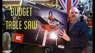 Einhell Table Saw Review model TCTS 20251 available from Toolstation and Machine Mart [upl. by Neehsuan]