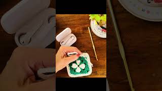 Funda o estuche para Airpods a crochet [upl. by Jeconiah]