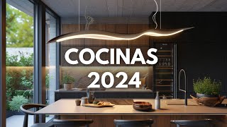 Tendencias de Cocinas 2024 Transforma tu Espacio ✨ [upl. by Osbert]