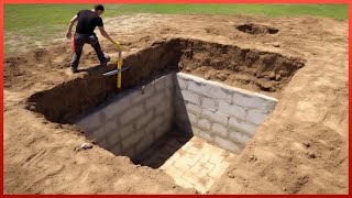 Man Builds Hidden Underground BUNKER in his Backyard  DIY Basement by AleksandrKvasha [upl. by Sarkaria]