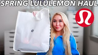 lululemon tryon haul spring 2022 [upl. by Nerrawed]