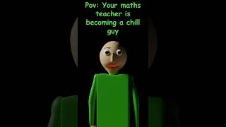 Baldi is becoming A CHILL GUY BUT WITH EXTRA KEYFRAMES Animation Test chillguy mynewcharacter [upl. by Aerdnaid310]