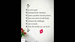 Unlocking SUCCESS 7 Steps to Achieve Your Goals  Motivational Short motivationalquotes lifegoal [upl. by Holmun624]