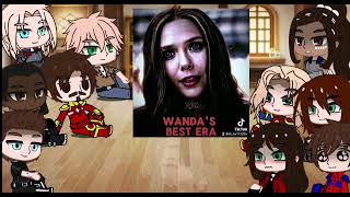 avengers react to themselves pt4 wandanatstuckyvalcarolpepperoni marvel [upl. by Arhna]