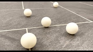 Ping Pong Balls Bouncing Sound Effect and Stock Video [upl. by Hatfield322]