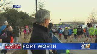 44th Cowtown Marathon Kicks Off In Fort Worth [upl. by Nuarb198]