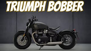 2024 Triumph Bonneville Bobber Demo and Review [upl. by Anaiad]