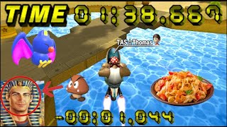 MKWii TAS Dry Dry Ruins No Glitch  0138667 [upl. by Sagerman]