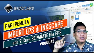 CARA MEMISAHKANSEPARATE File EPS di INKSCAPE [upl. by Sadler]