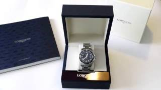 Longines Hydroconquest L36954536 2013 [upl. by Ollehto]