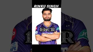 IPL Retention 2025  Rinku Singh 13 CR  trending shorts viralshort ipl bcci rinkusingh [upl. by Murton]