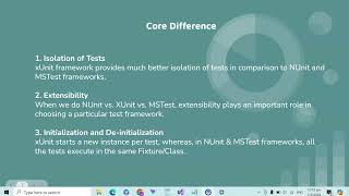 Difference between MSTest NUnit  xUnit  c unit test  aspnet unit test [upl. by Feliks18]