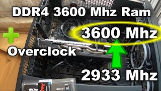 YENİ DDR4 3600 Mhz Ram  Ram Overclock İşlemi Nasıl Yapılır [upl. by Tak]