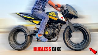 Making hubless motorcycle at home part4  Creative Science [upl. by Artemisia]