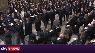 World leaders come together for Queen Elizabeths funeral [upl. by Phionna607]