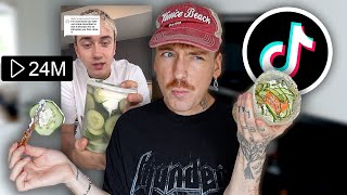 Neue Virale TikTok Food Trends Lachs Avocado Gurke Maultaschen Hack etc 🤭 [upl. by Oigaib]