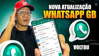 ✅VOLTOU NOVA ATUALIZAÇÃO WHATSAPP GB ATUALIZADO gbwhatsapp ULTIMA ATUALIZAÇÃO [upl. by Tobin]