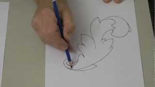 How to Draw Acanthus Leaves for Woodcarving [upl. by Nnyleuqaj657]