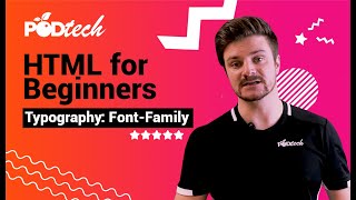 Coding for Beginners How to change text font family in HTML amp CSS [upl. by Annam]