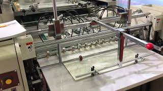 Full automatic stop cylinder screen printing machine [upl. by Southard]