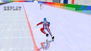 Nagano Winter Olympics 98 PS1 Gameplay HD [upl. by Asimaj442]