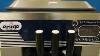 Leading Ice Cream Machine Manufacturer  Amigosecrets Counter Top Soft Ice Cream Machine [upl. by Corri]