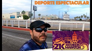 XXI Medio Maraton Ensenada 2024  DEPORTE ESPECTACULAR [upl. by Goldshell]