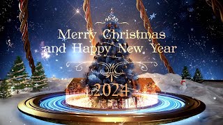 MerryChristmas amp HappyNewYear 2024🔔🎄🎅🎶Christmas 3D Animation Card 🔔🎄🎅🎊☃️🎶 [upl. by Brighton539]